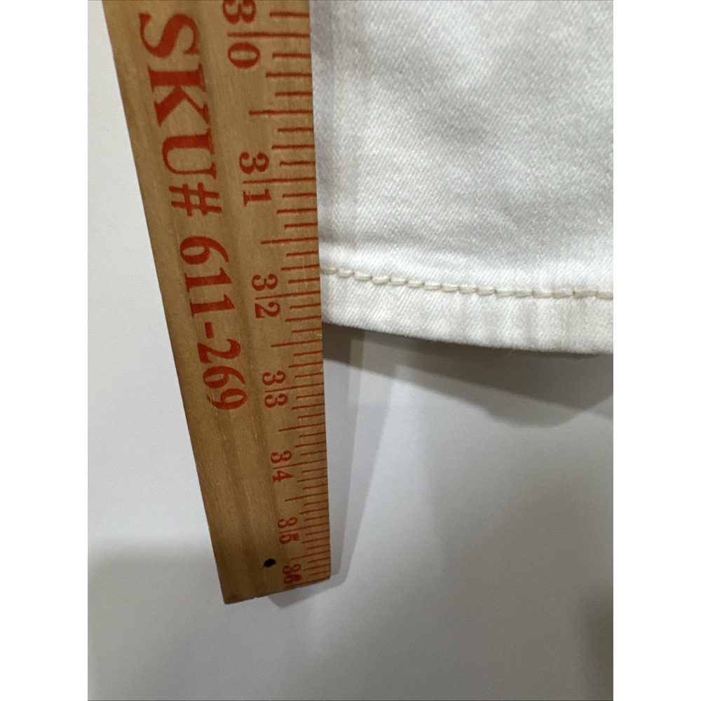 Miss Me ‎ JE8608SC white cropped embellished jeans size 26 - Picture 14 of 16